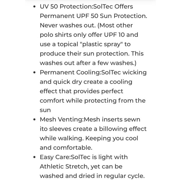 SanSoleil SolTek UPF 50 Cooling 3/4 Zip Golf Shirt Raspberry Pink Women Size L - Picture 12 of 13